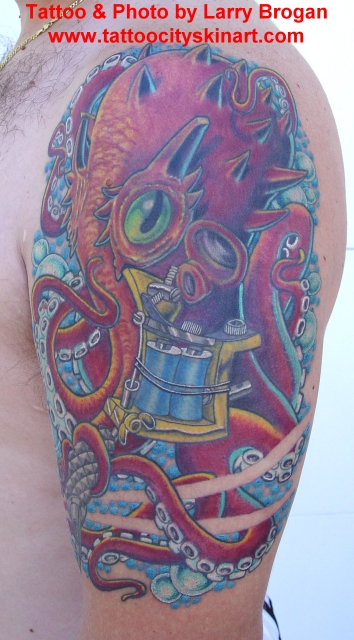 Larry Brogan - Tattooing Octopus
